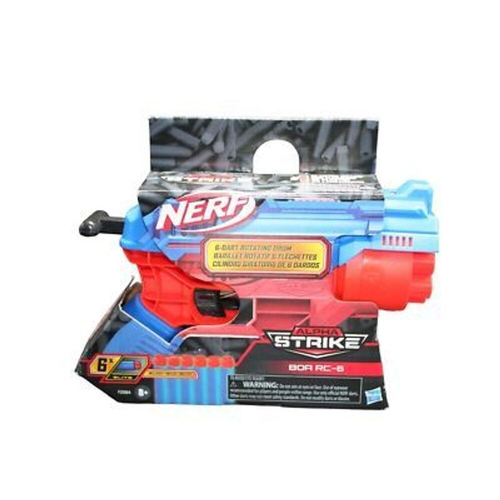 NEW Nerf Gun Alpha Strike BOA RC-6 Hasbro NIB  6 dart rotating drum